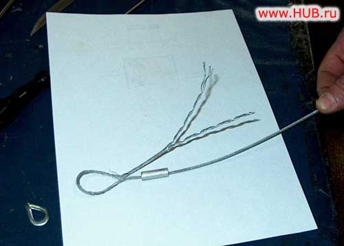 Рис.4. Аллюминевая трубочка и петля